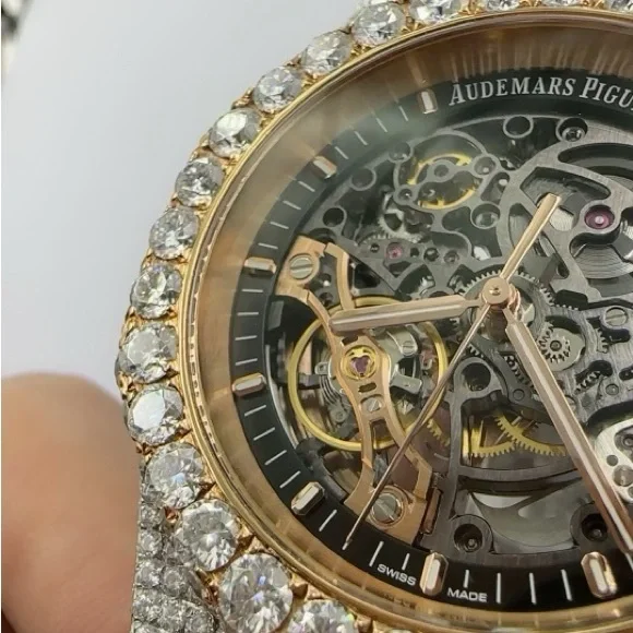 Audemars Piguet Diamond-Studded Skeleton Watch - Picture 4 of 12